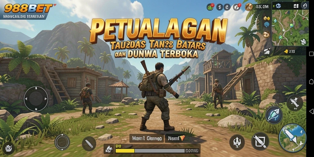 Tampilan gameplay Open World yang menakjubkan di 988BET.