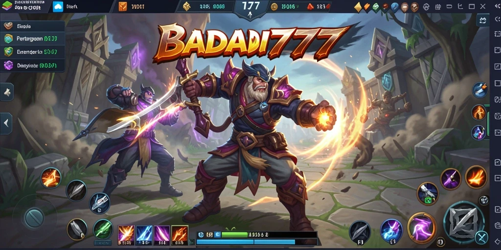 Gameplay seru pertempuran strategis di BADAI777.