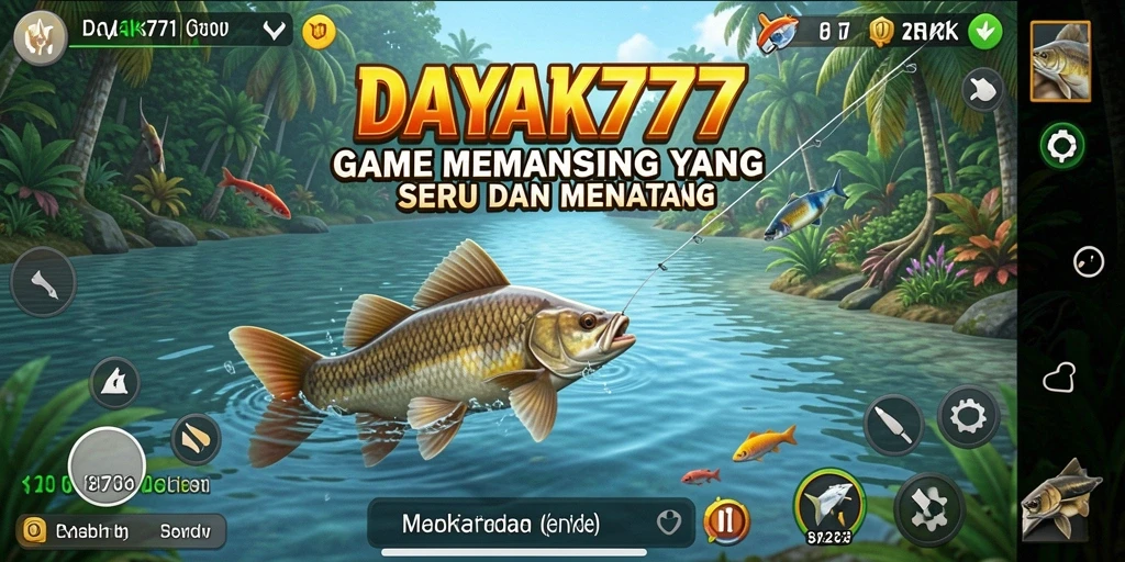 Tangkapan ikan besar dalam gameplay DAYAK777 yang menakjubkan.