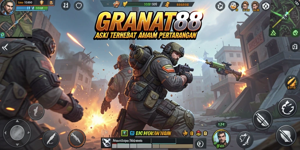 Tampilan menakjubkan dari gameplay <strong>GRANAT88</strong> yang penuh aksi.