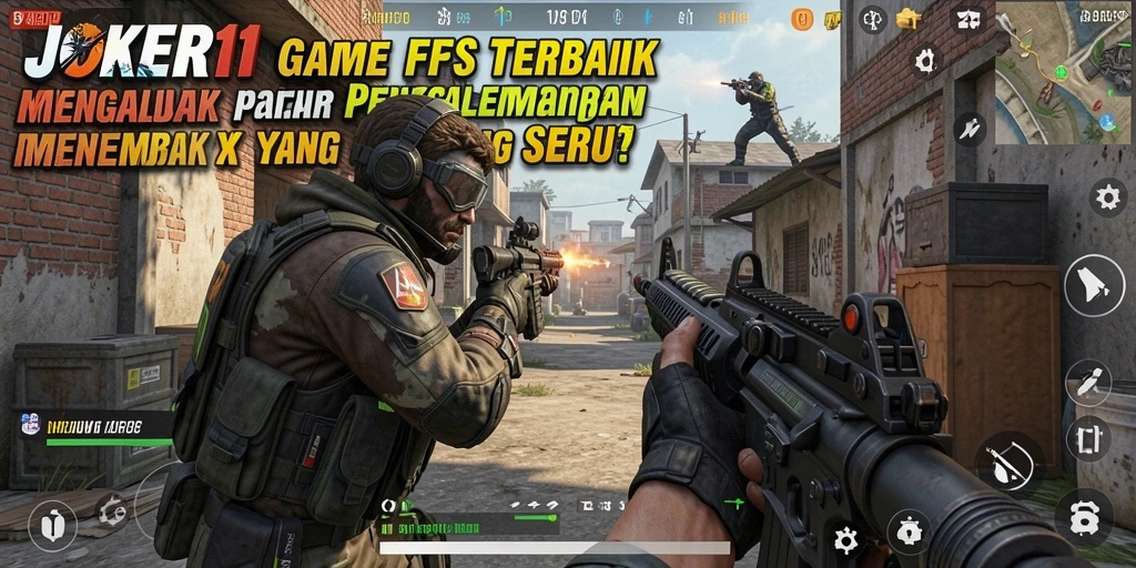 Screenshot menunjukkan pertempuran intens dalam JOKER11 dengan grafis menakjubkan.