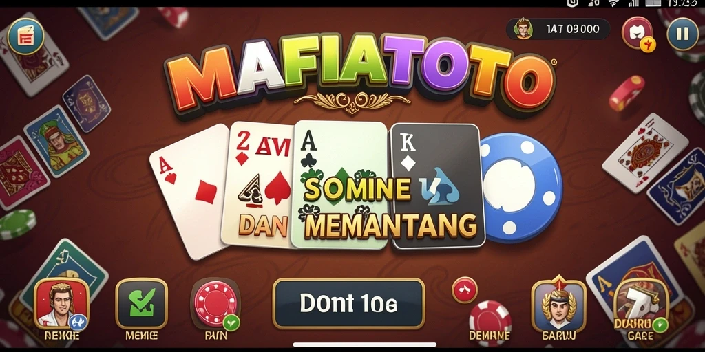 Tampilan gameplay MAFIATOTO yang menarik dan interaktif.