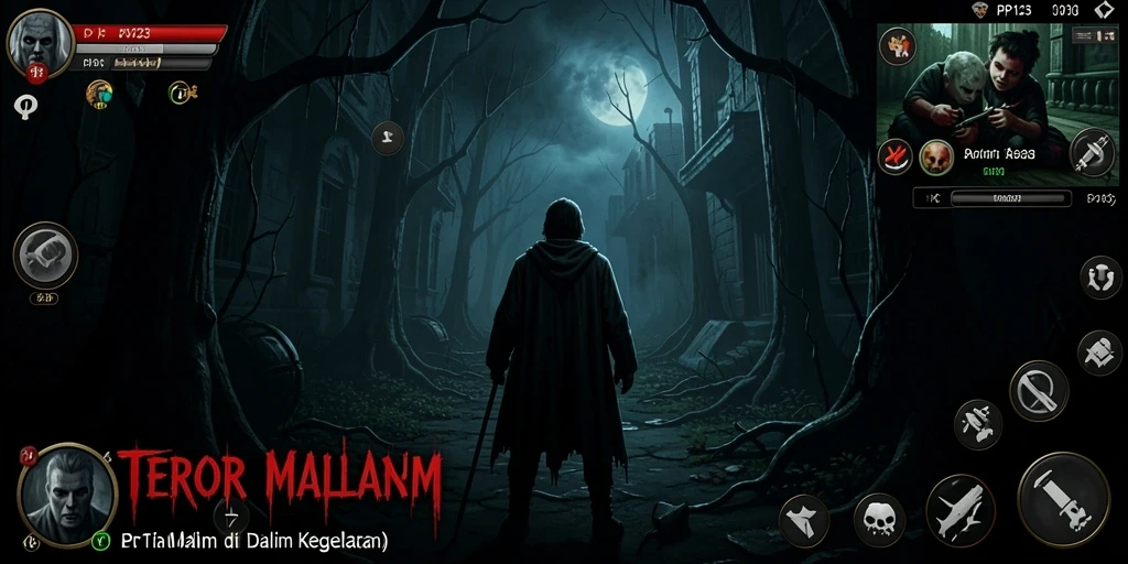 Screenshot menampilkan gameplay mencekam dari PP123.