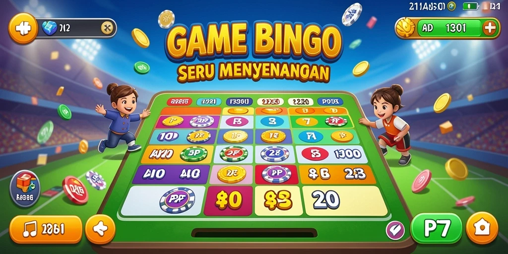 Tampilan menarik dari gameplay Bingo di PP7 yang seru.